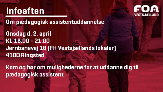 Infoaften om Pædagogisk assistent uddannelse